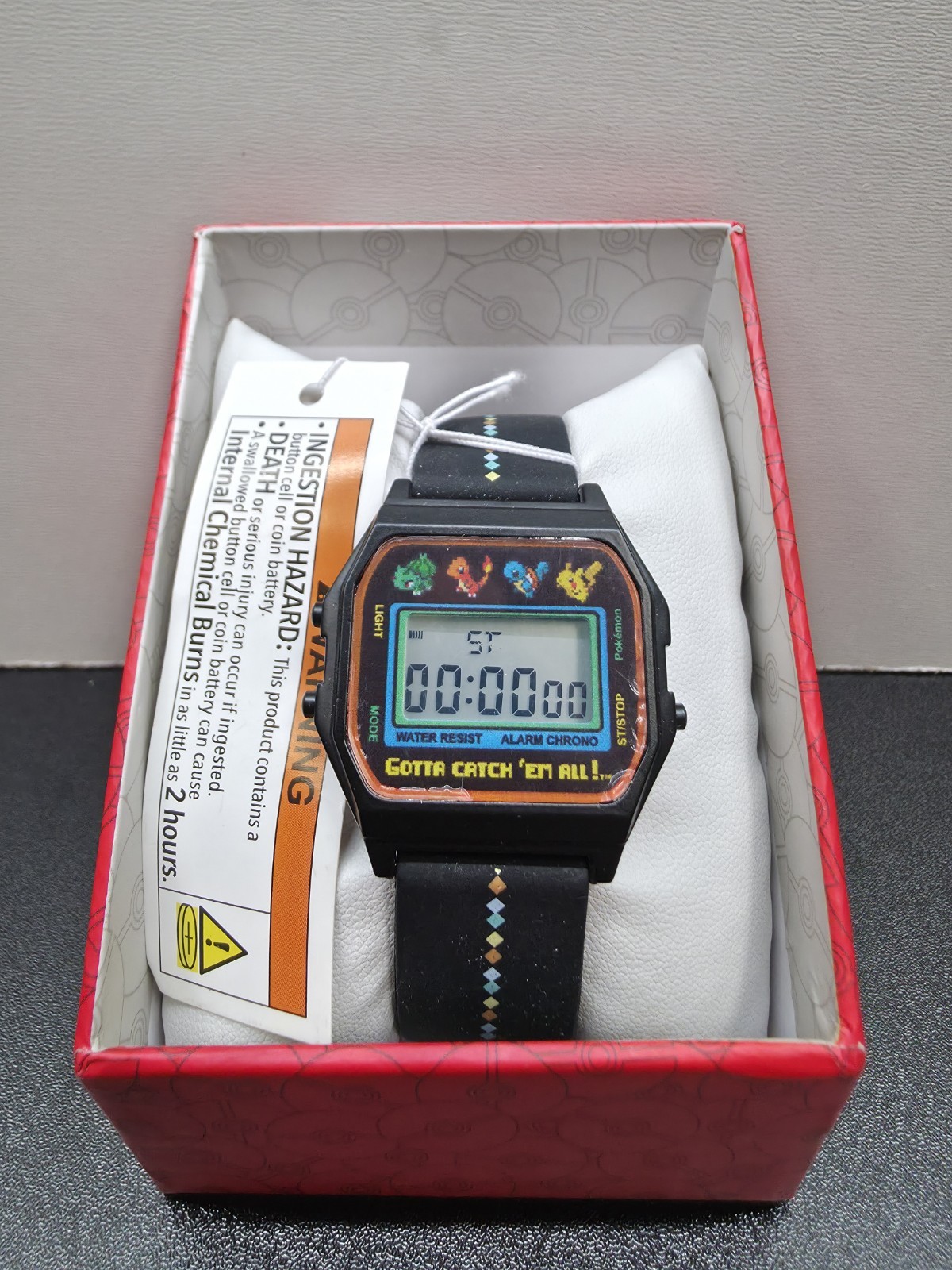 Accutime Pokemon Pixel Sprite Digital Watch NEW/IMPERFECTIONS