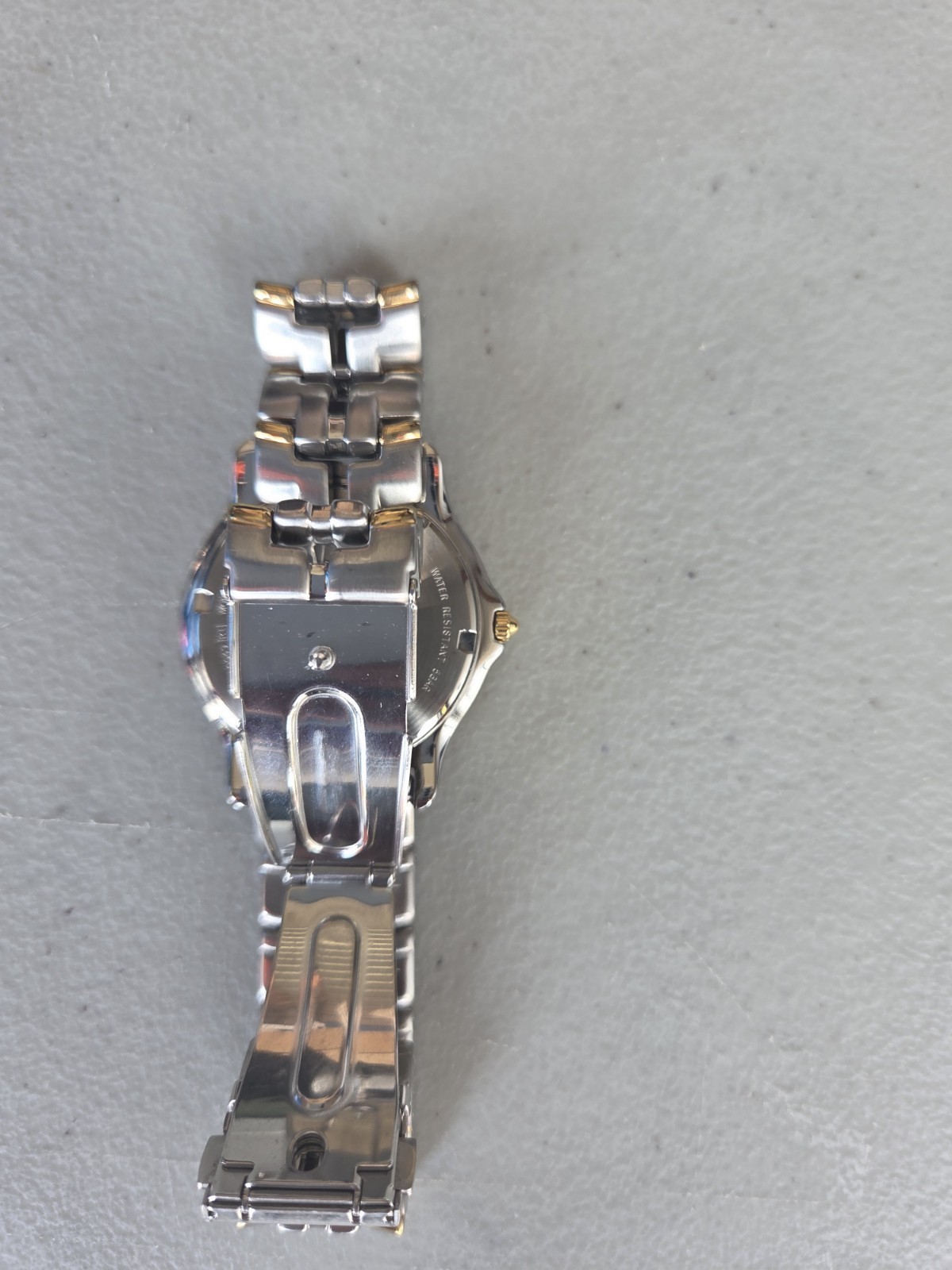 Seiko Two-Tone Watch White Dial Eagle Logo –