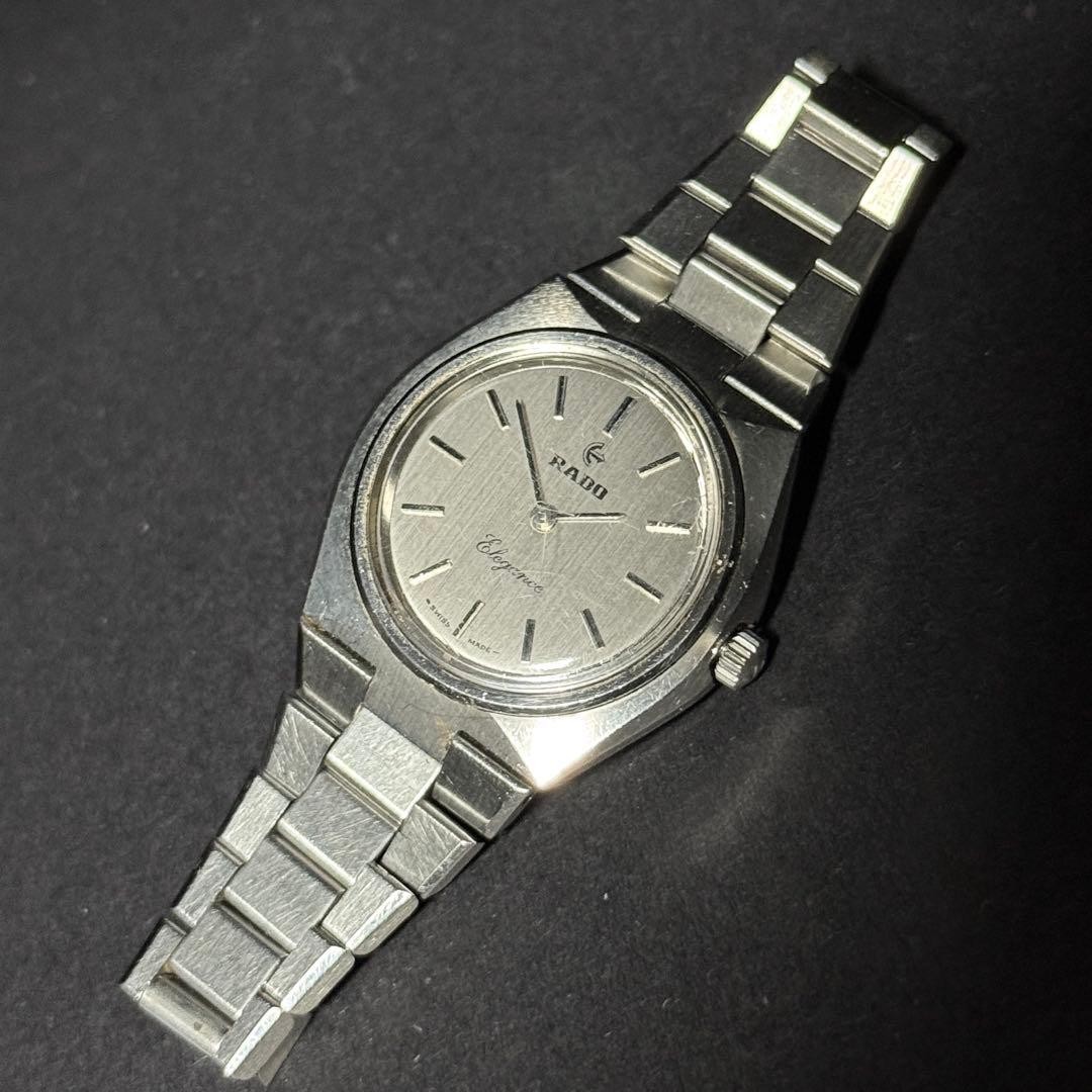 RADO Elegance Watch Silver 335 Battery-Not-Working Used