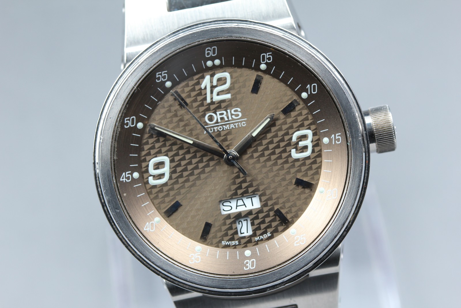 AS-IS [Exc+5] ORIS 7560 Automatic Williams F1 brown Dial Day Date Men’s watch