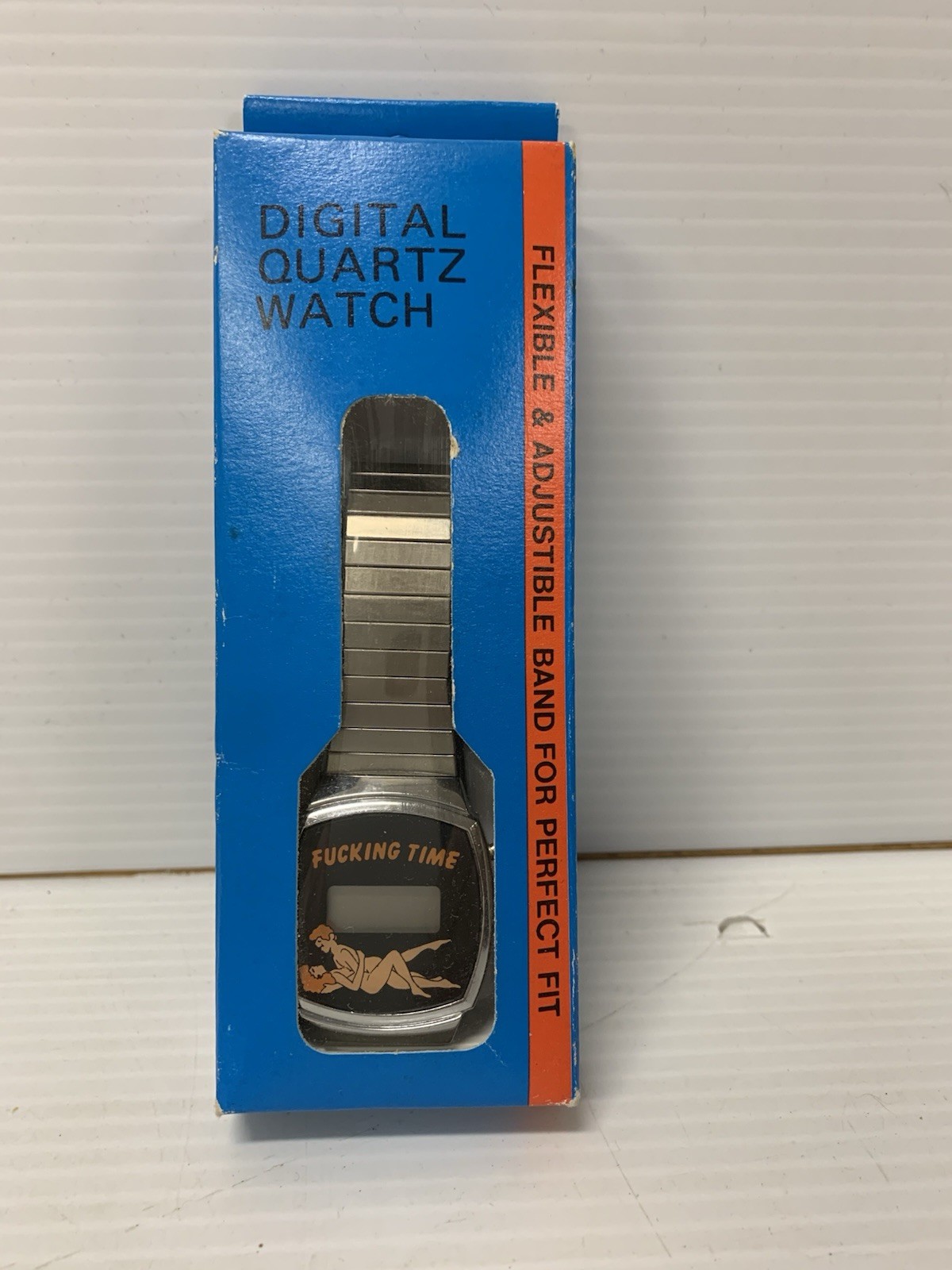 Risque Novelty Adult XXX Digital Quartz Watch F-ing Time NOS