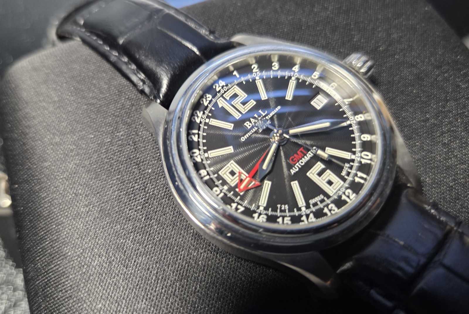 Ball Trainmaster NM1038D Date Black Automatic Men’s Watch