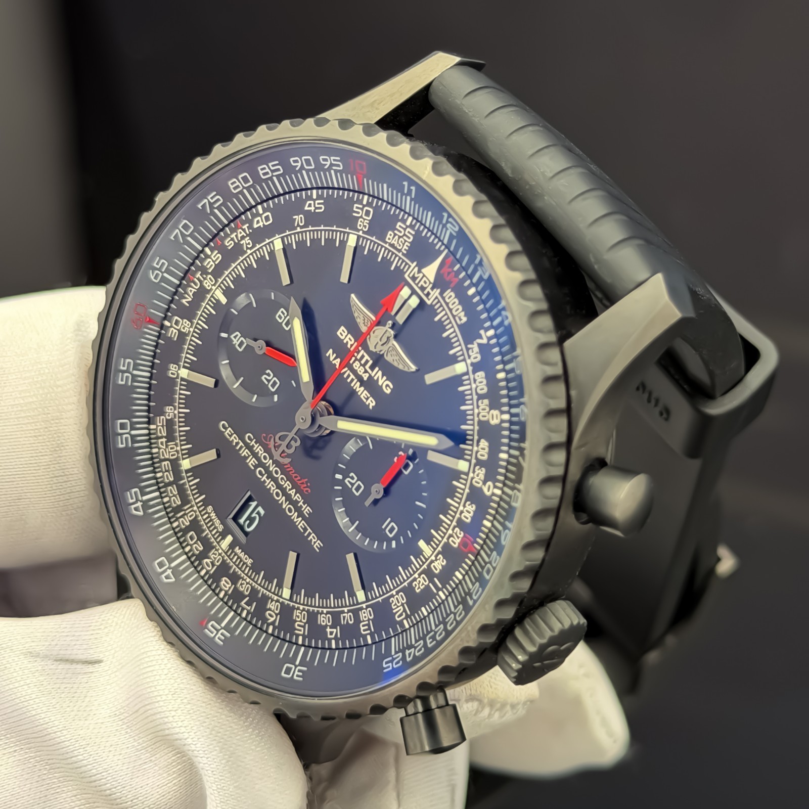 Breitling Navitimer 01 46 MB012822 Black Dial Chronograph Full Set 2016