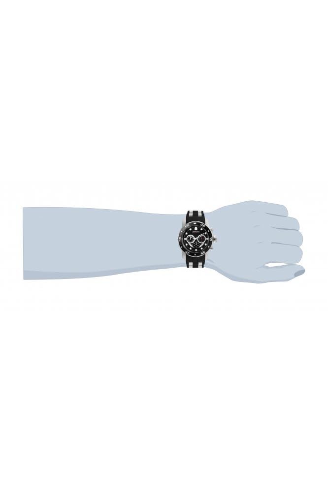 Invicta Men’s 6977 Pro Diver Collection Stainless Steel Watch, Blue Dial Black
