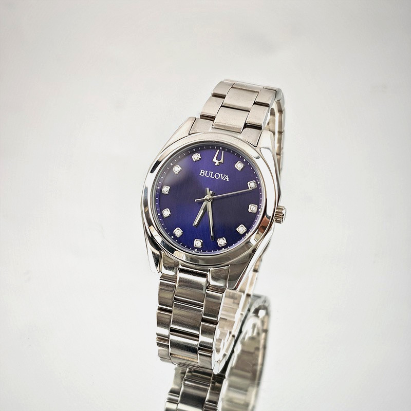 Bulova Sutton 96P229 Blue Classic Diamond Quartz Women’s Watch