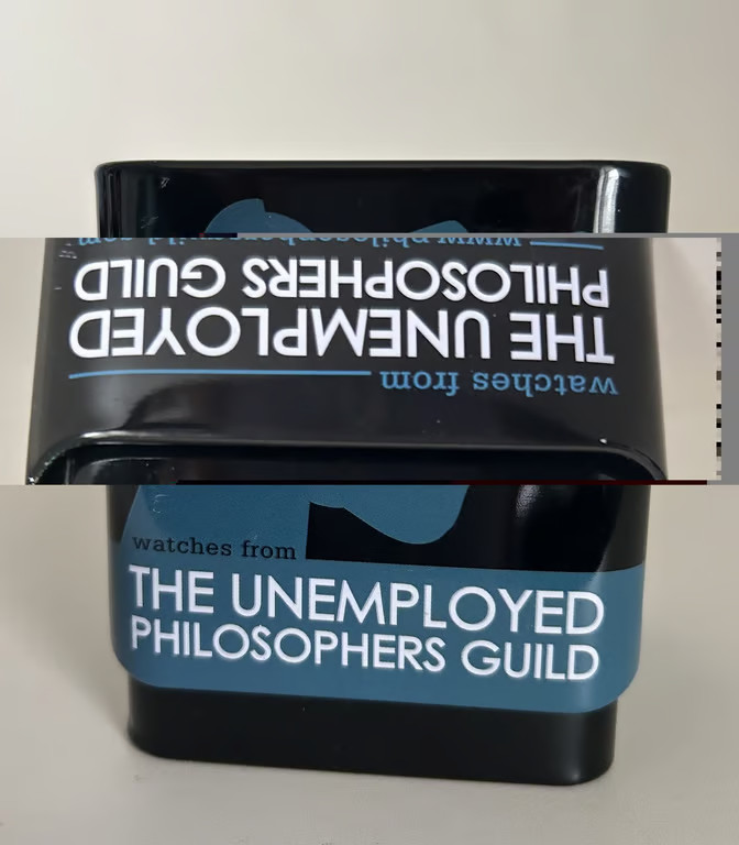 Unemployed Philosophers Guild Higgs Boson Watch Science Physics Tempus Fugit