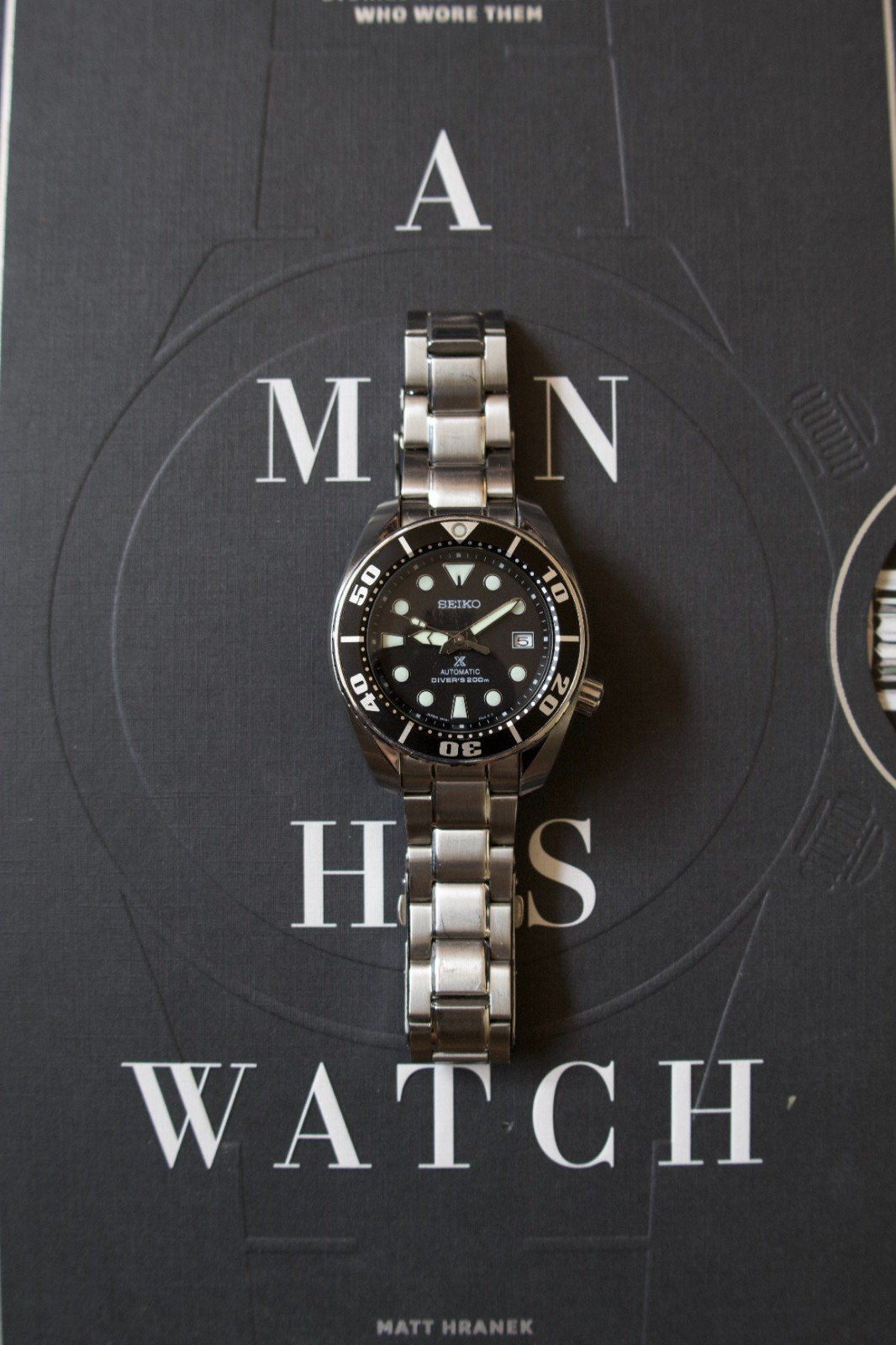 Seiko Prospex SBDC031 Sumo 2nd Gen Black Dial Diver Good Condition Watch Only