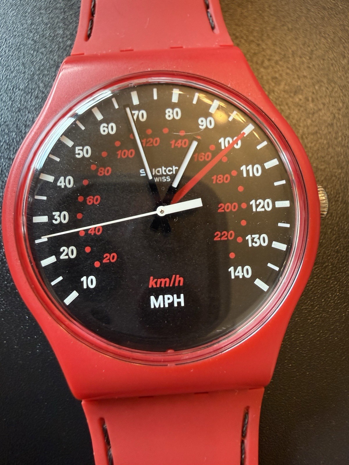 For sale: Swatch Red Brake Watch