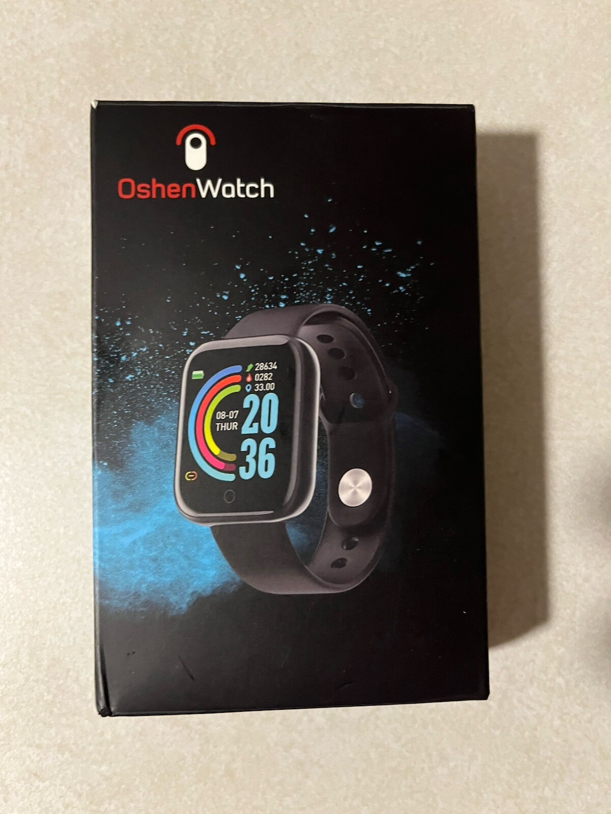 Oshen Watch -Smart Band Sport Watch Black New W Box and Instructions Pics!