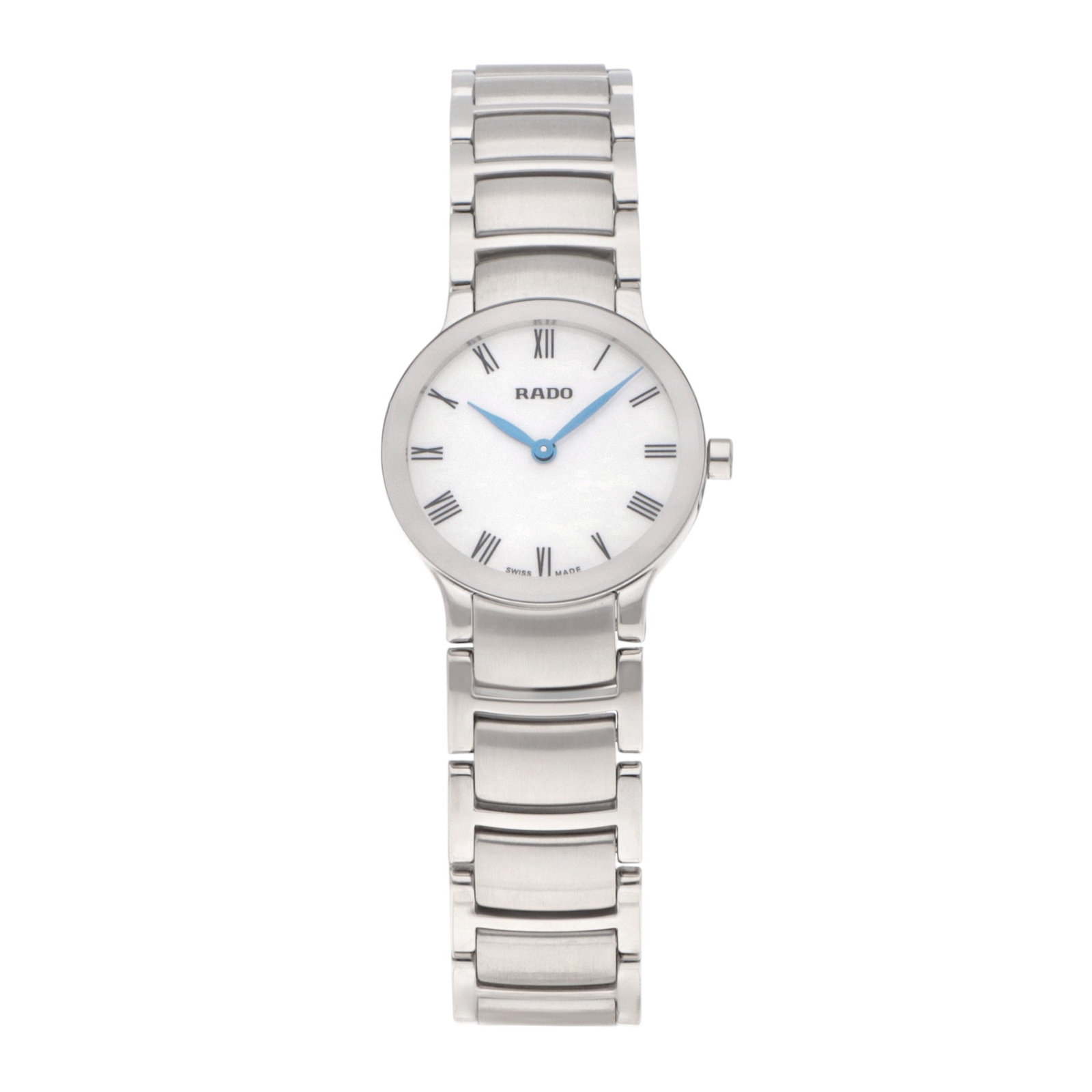 Rado R30185013 Ladies Centrix White Dial 23 mm Watch MSRP $1050