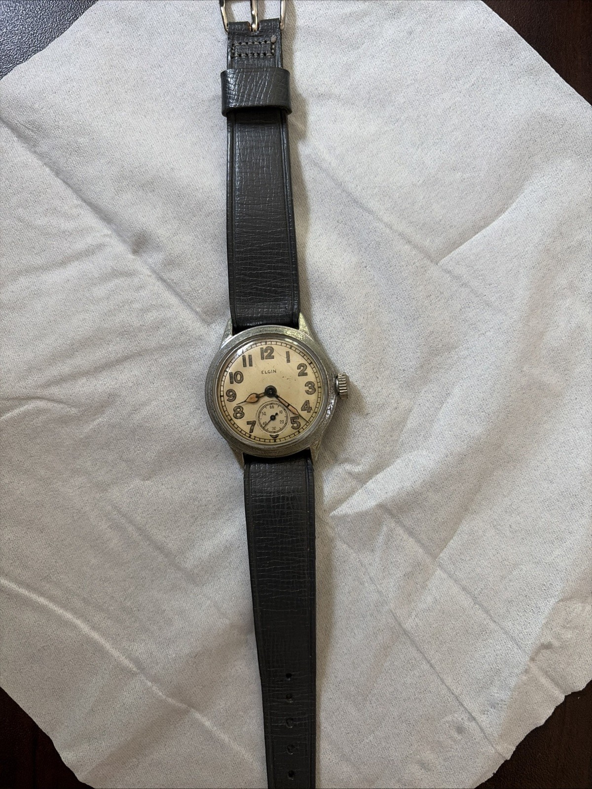 ELGIN ORD. DEPT. USA military issued hand winding wrist watch WW2