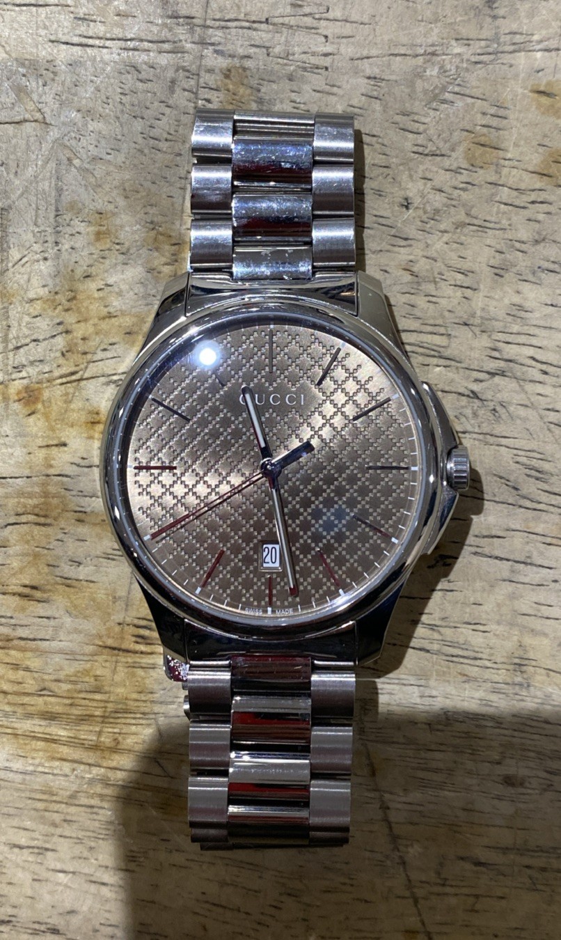 Gucci G-Timeless Stainless Steel Unisex Watch YA126317