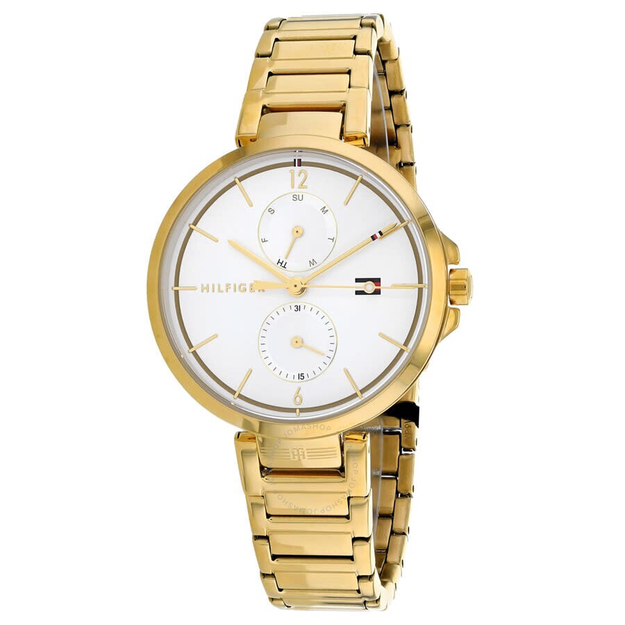 Tommy Hilfiger Quartz Champagne Dial Ladies Watch with 6 months Warranty