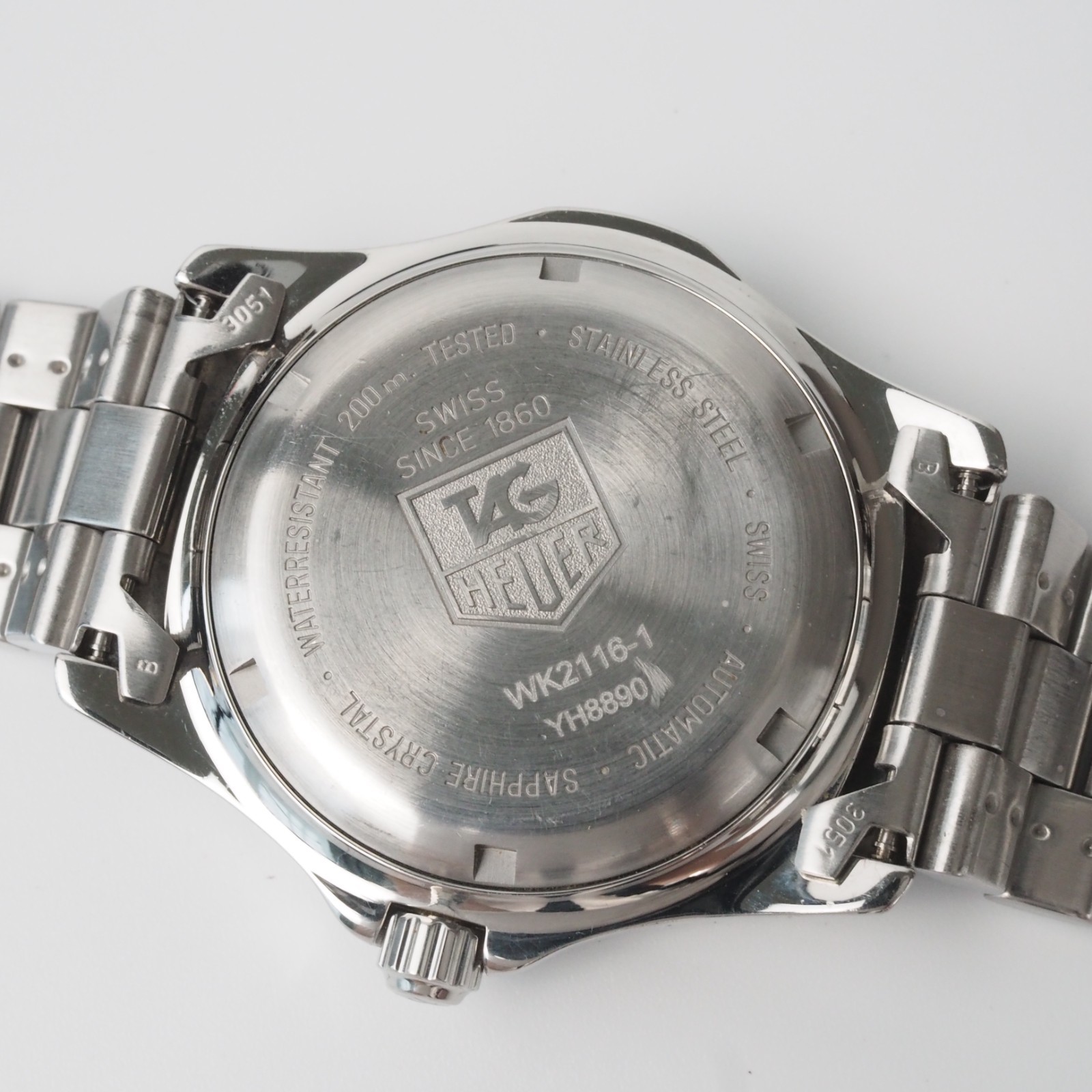 TAG Heuer 2000 WK2116-1 Automatic Silver Dial Professional 200m Men’s