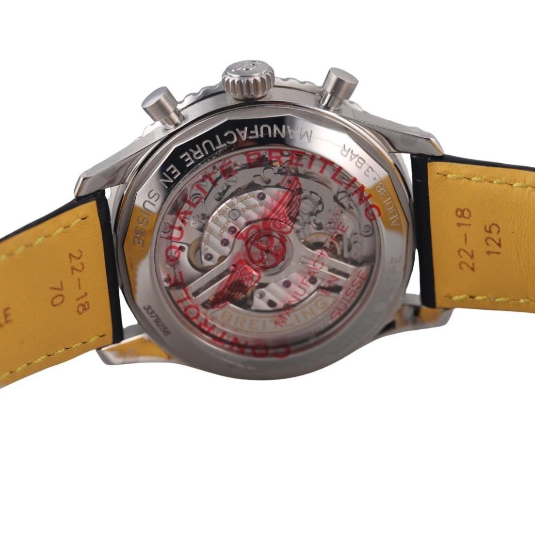 Breitling Navitimer B01 Chronograph 43 Panda Dial Steel Automatic Watch AB0138