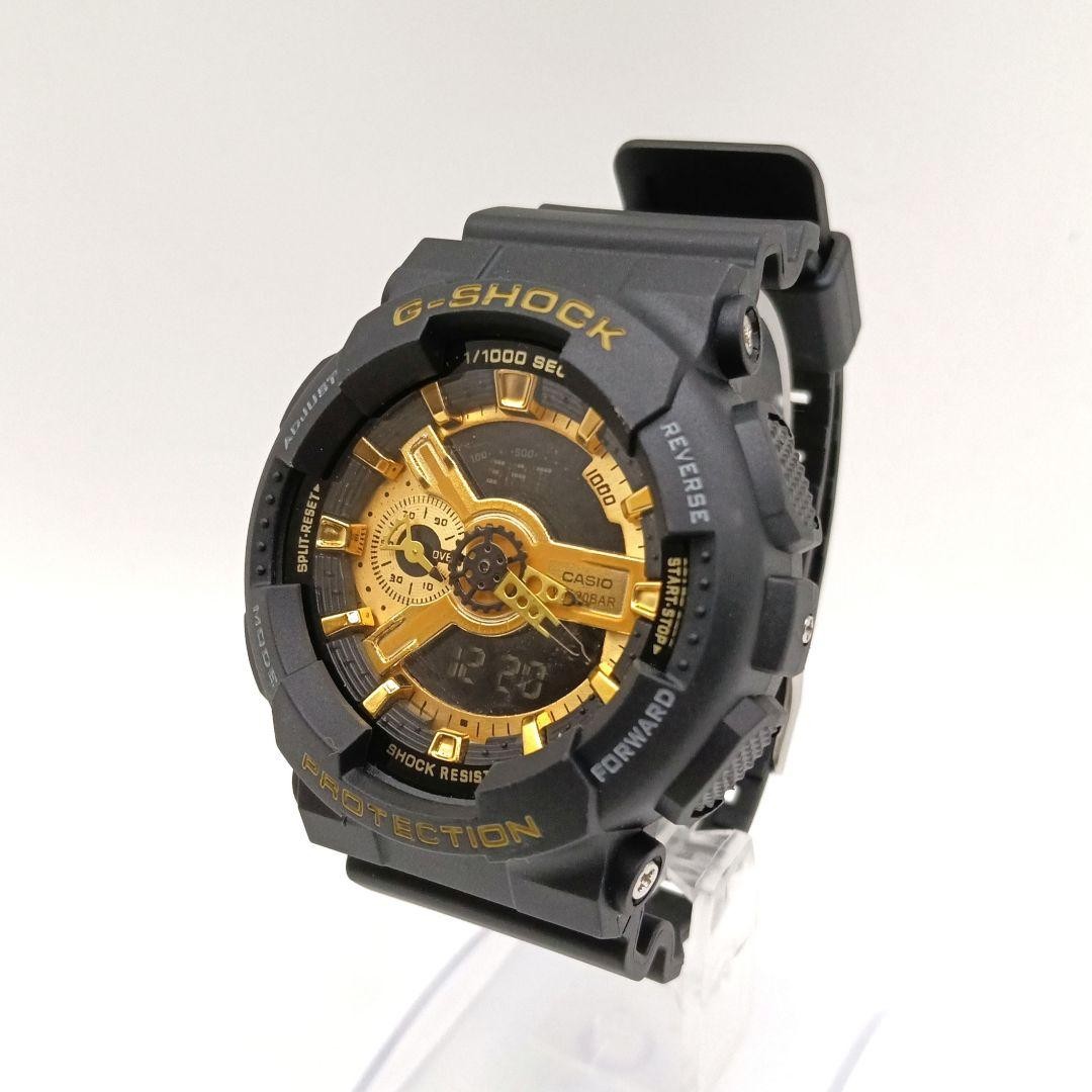 G SHOCK GA 110TS Wristwatch Black Gold 036