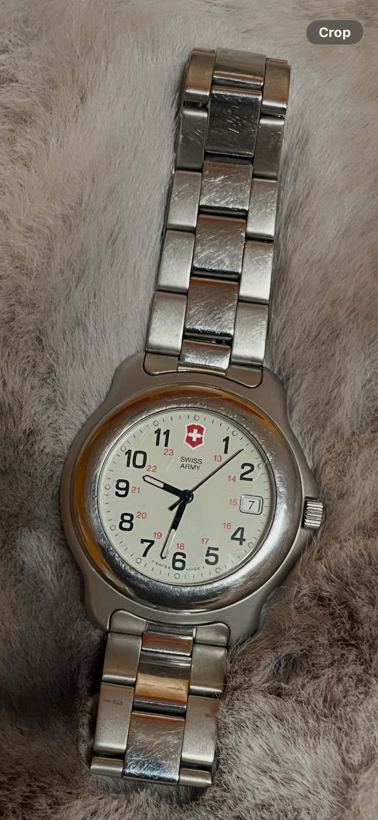 Victorinox SWISS ARMY Officer Men Watch white Dial