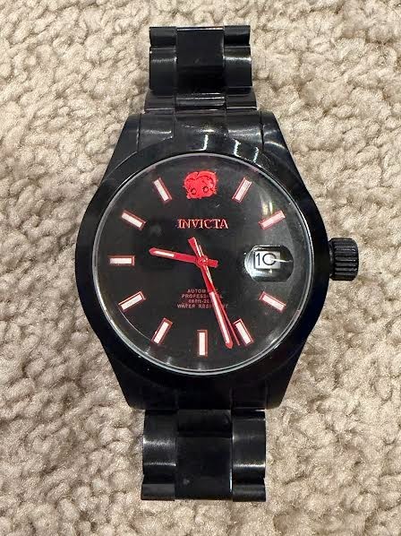 Invicta Betty Boop Automatic Black Red Watch