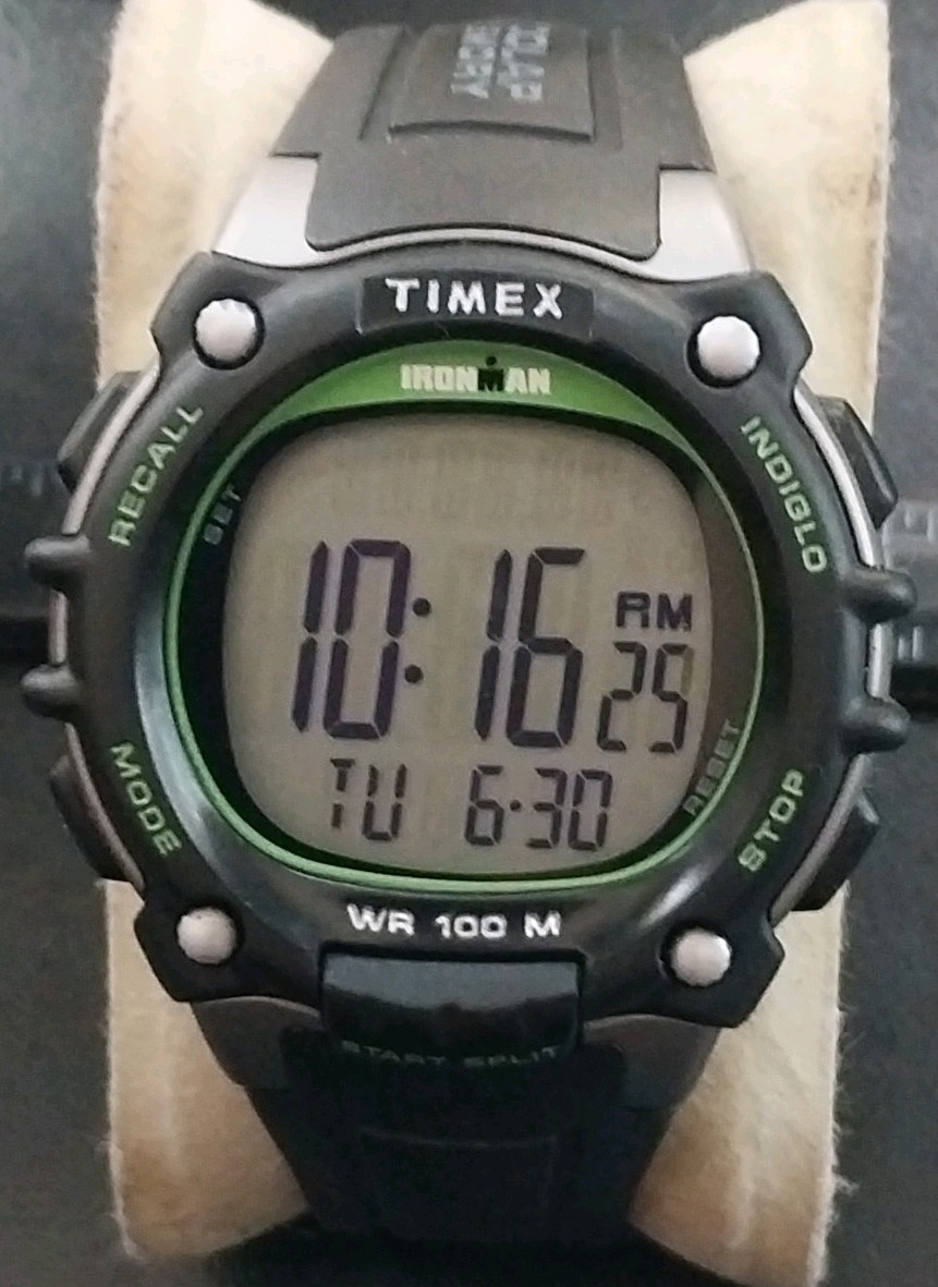 Timex Ironman Indiglo Digital Quartz Watch CR2025 30 C.A.T. 100 Lap Memory New🔋
