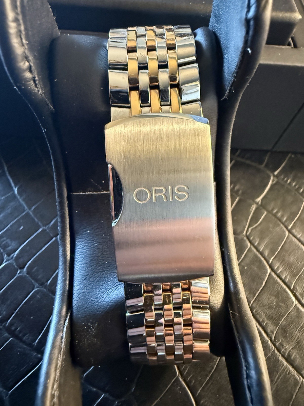 Oris Big Crown Pointer Date 40mm Auto Silver Dial Two-Tone B&P model 7679 4331