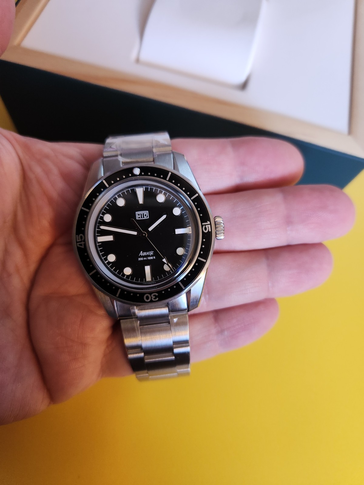 HTD Aquatic Bicchierini automatic dive watch – BRAND NEW and UNWORN!
