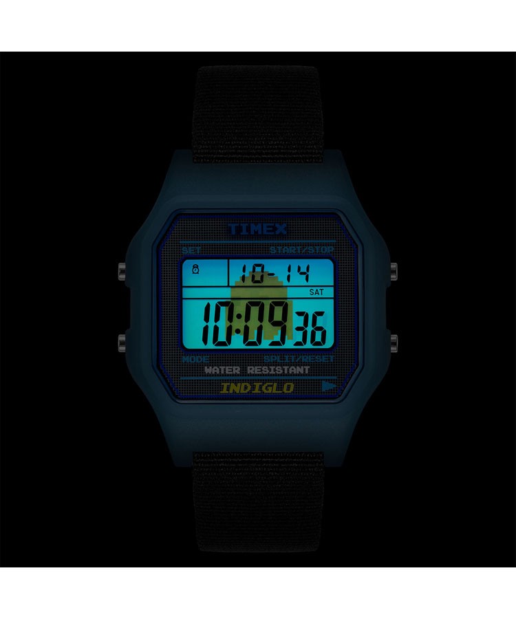 TIMEX x PAC-MAN Collaboration Classic Digital TW2V94100 Watch 34mm NICI Pouch