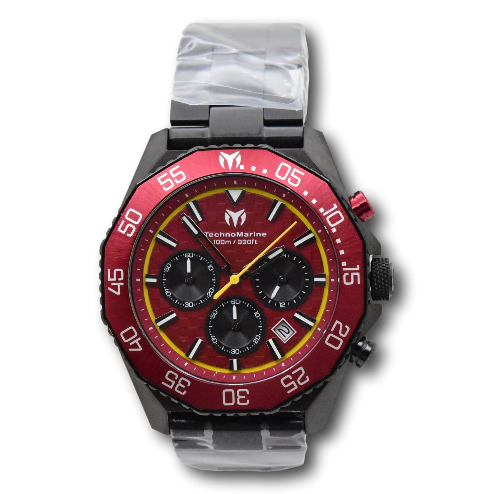 Technomarine Racing Legends Men’s 44mm Dark Red Chronograph Watch TM-525020