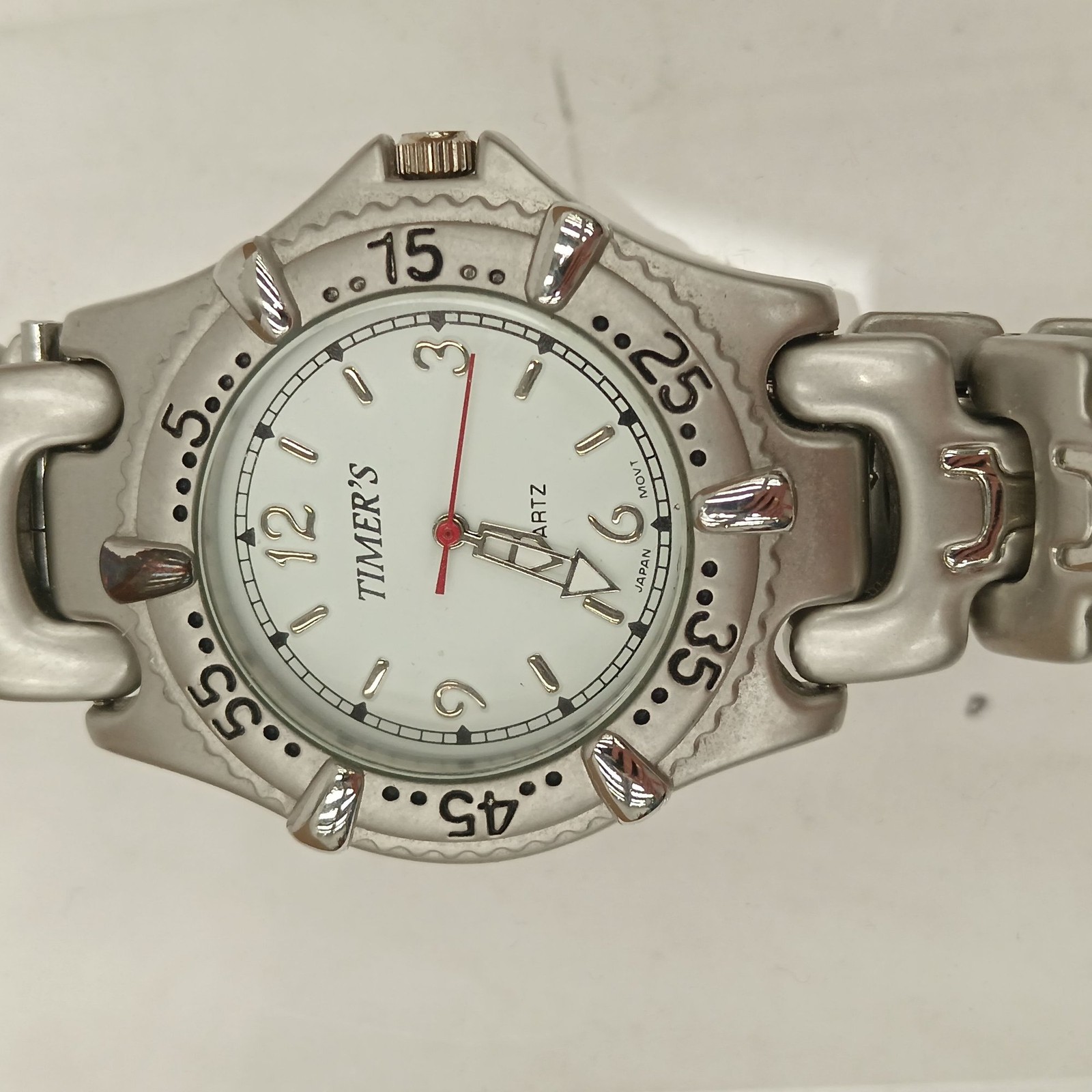 Timer’s Quartz Wristwatch Stainless Steel Spares and Repairs Bracelet Preloved