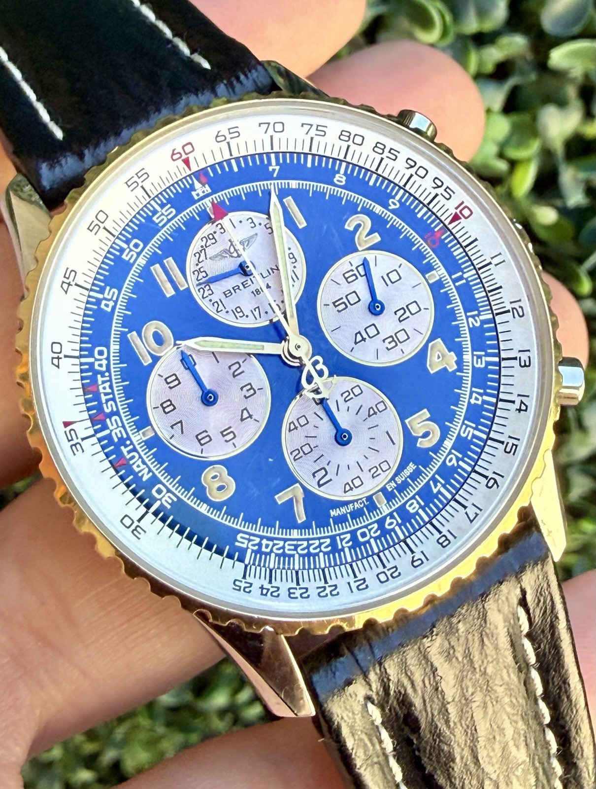 Breitling Navitimer Airborne Ref D33030 Blue Dial 38mm Automatic Box Paperwork