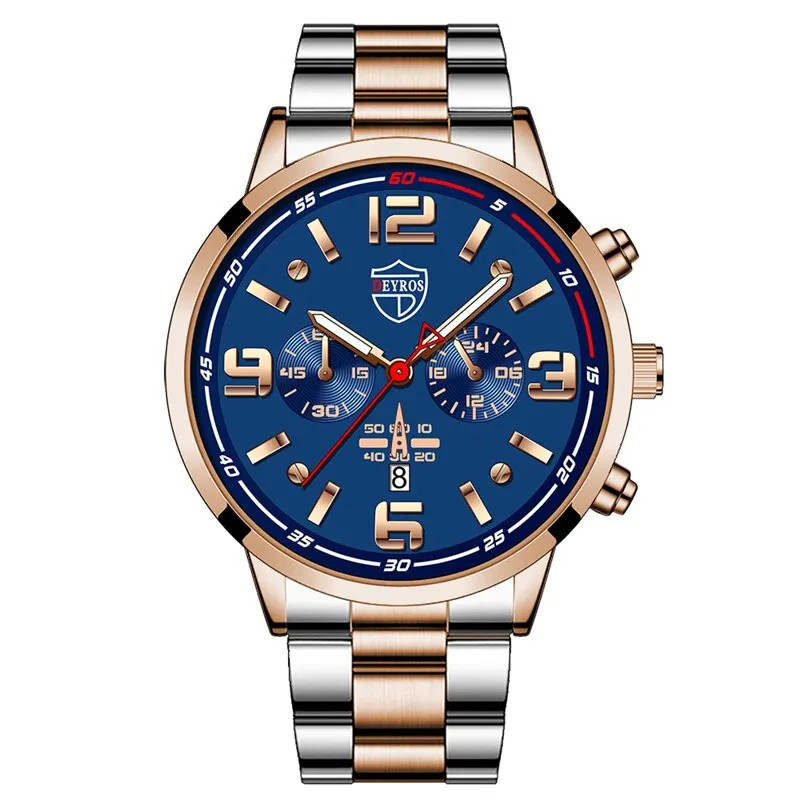 2023 Luxury Men’s Quartz Business Watch with Luminous Features