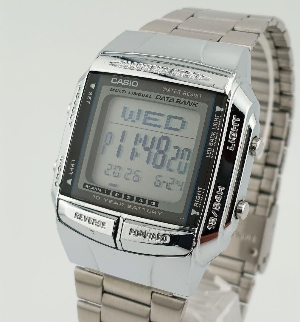 Working CASIO Data Bank DB-360 13-Language Retro Men’s Watch