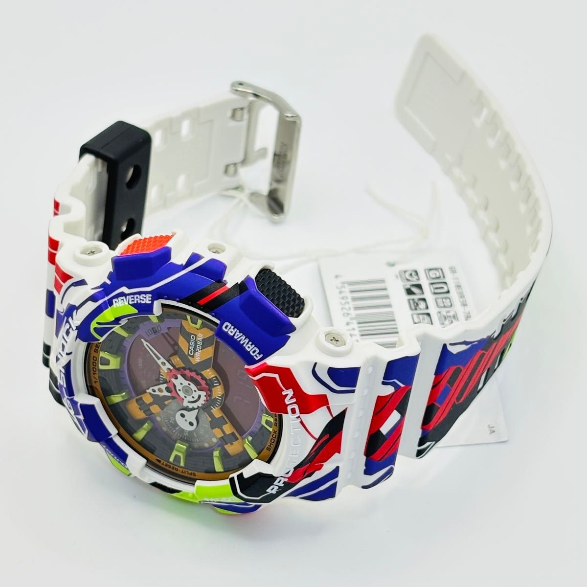 G SHOCK Analog Digital Evangelion Collaboration Watch GA 110EVA30 7AJR NEON GENE