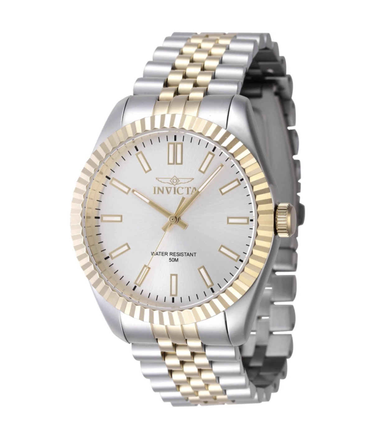 Invicta Men’s Watch Specialty Quartz Silver Dial Two Tone Steel Bracelet 47484