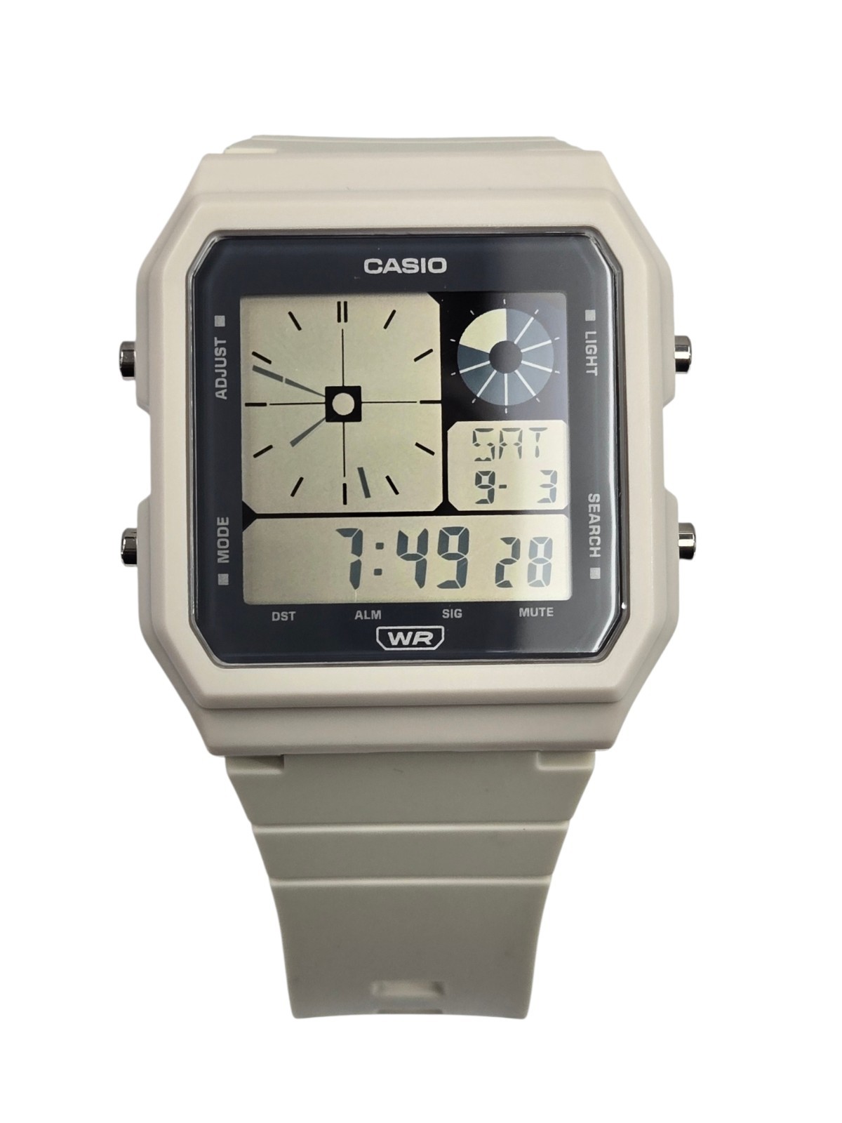 Casio Digital SPORTS watch LADIES LF20W-8 BEIGE OFF WHITE LF20W new LF-20W