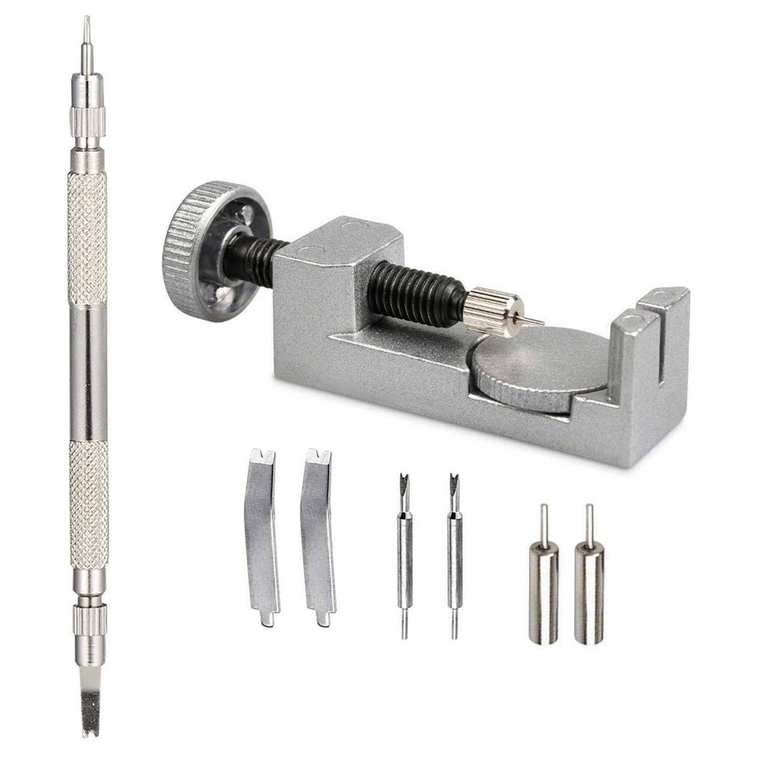 Metal Adjustable Band Watch Strap Bracelet Link Pin Remover Repair Tool Kit Set