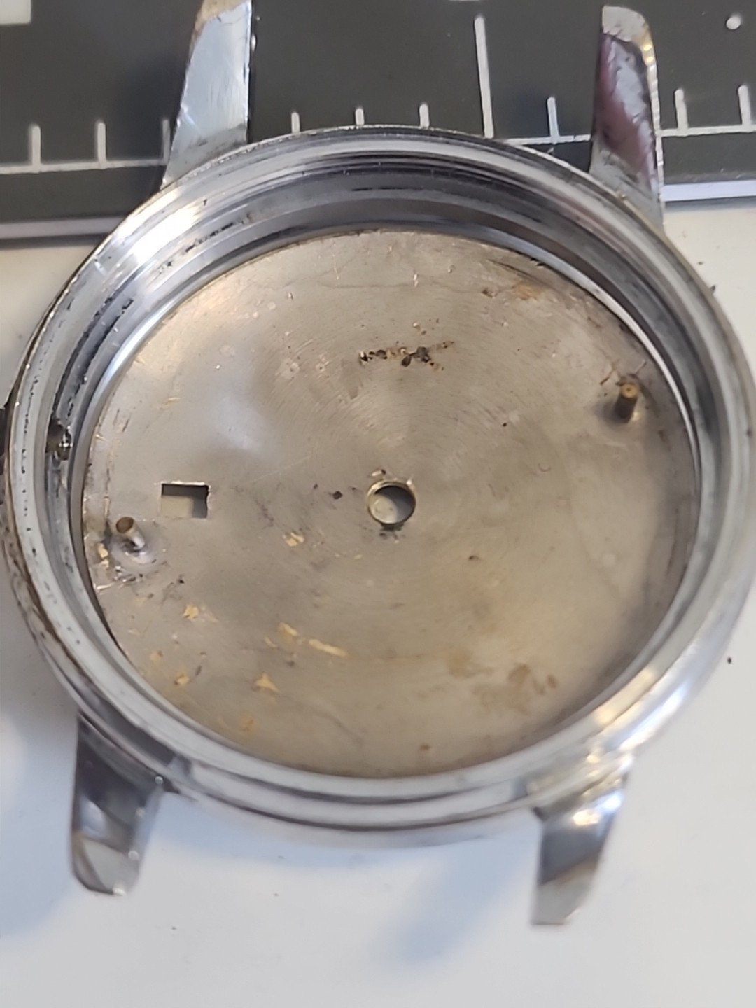 Ernest Borel Dial CASE Crystal And BACK 34.5mm PARTS