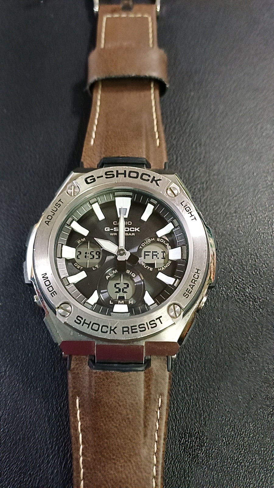 Casio G-Shock G-Steel GST-S130L-1A Tough Solar Men’s Watch Module 5516