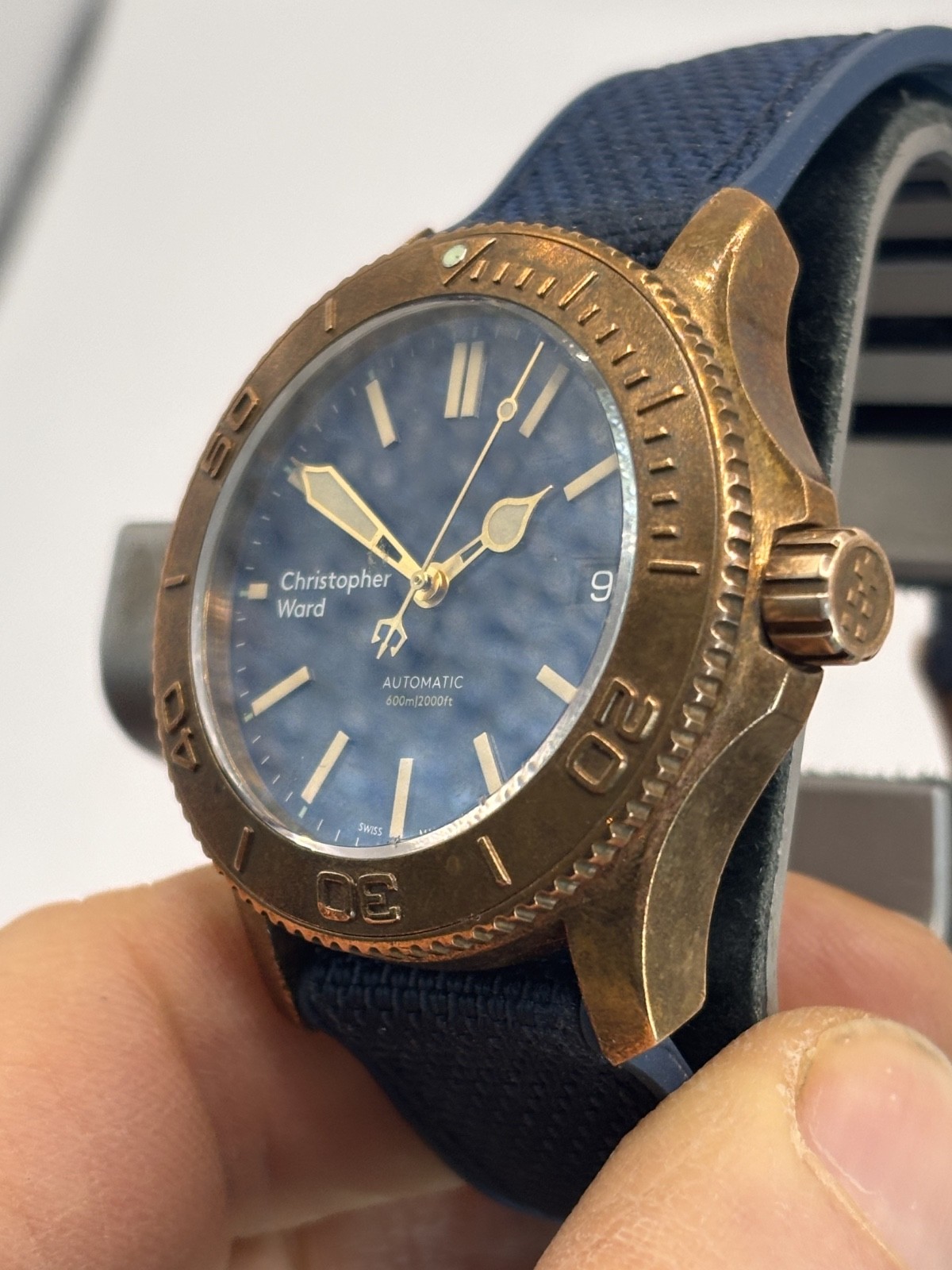 Christopher Ward C60 Trident Mk2 Pro 600 Bronze 38mm (11/2018) WH1736T