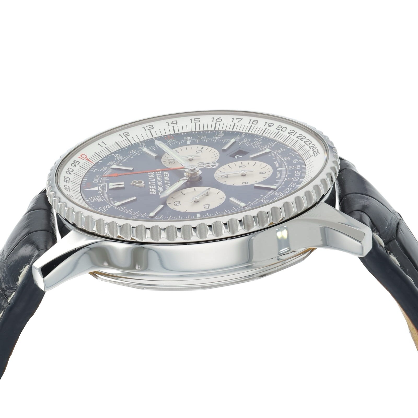 Breitling Navitimer Blue Dial Stainless Steel 46mm Automatic Men’s Watch AB0127
