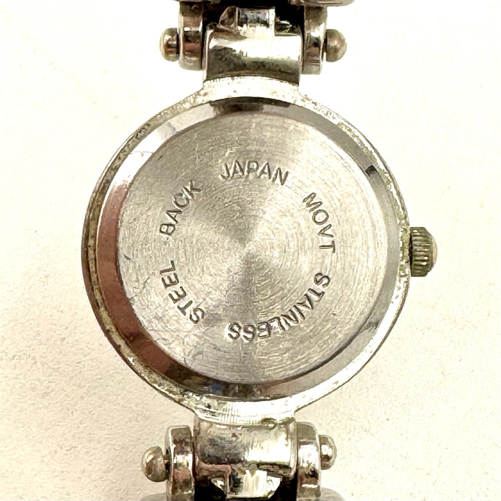 O’ -One Watch Silver Bangle Cuff MOP Dial Vintage Fashion Quartz Japan Movement