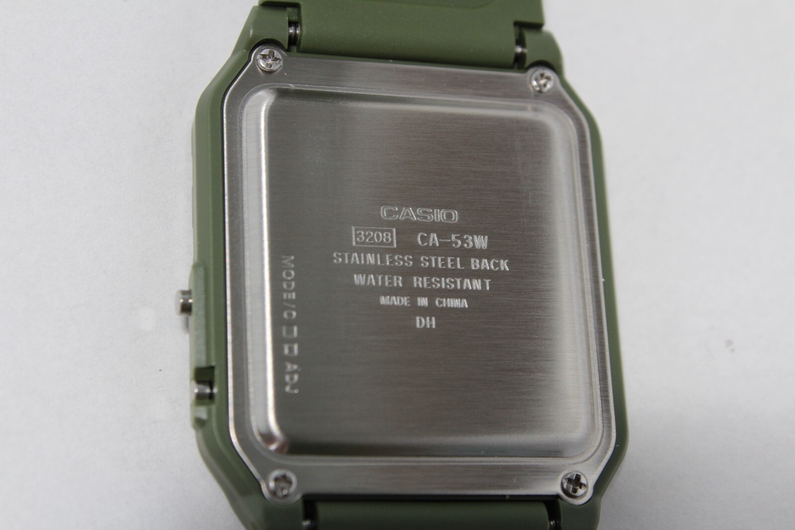 CASIO DATA BANK CA-53W retro watch rectangle Calculator