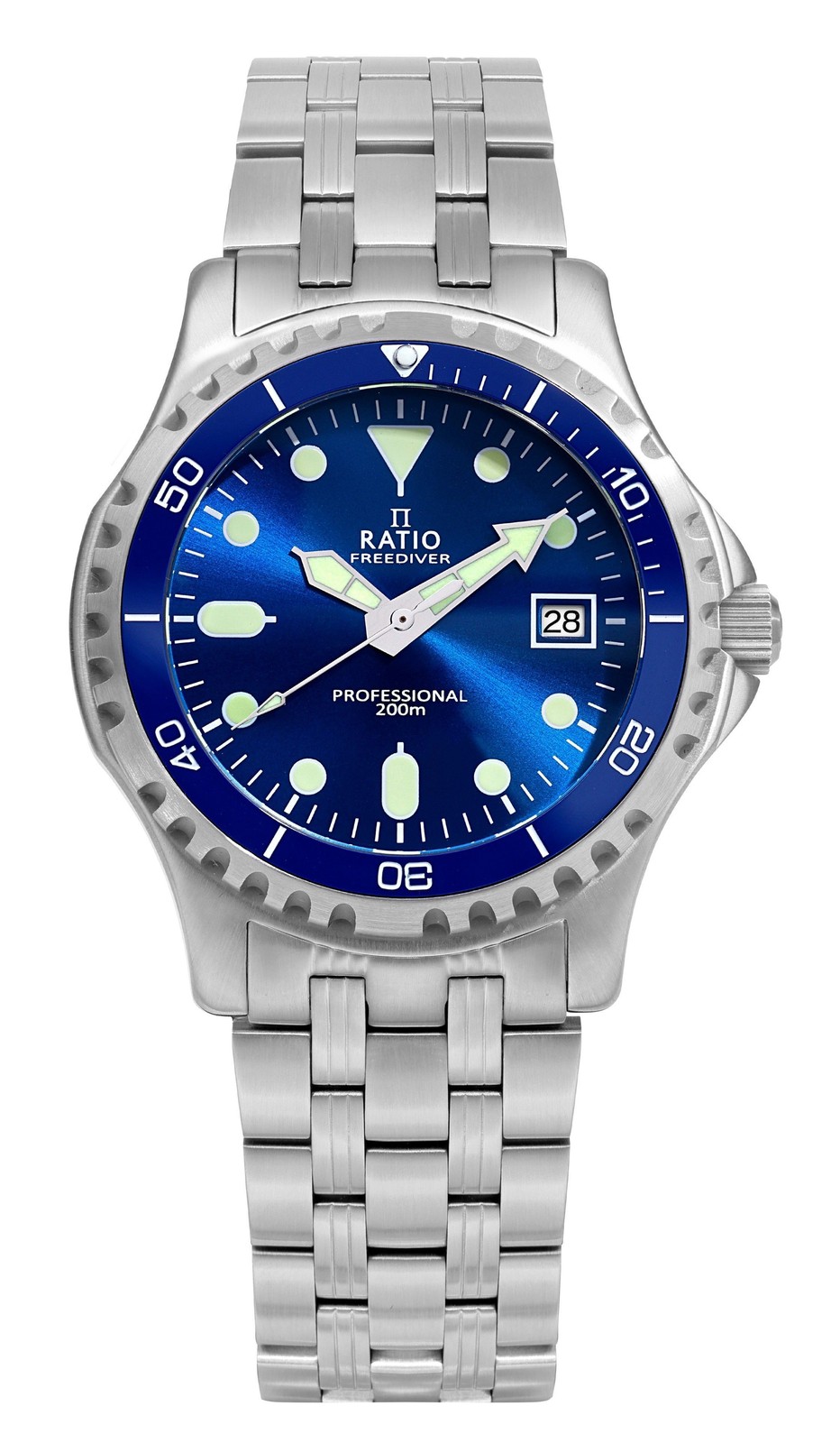 Ratio FreeDiver Professional Sapphire Quartz Diver’s RTF007 200M Men’s Watch