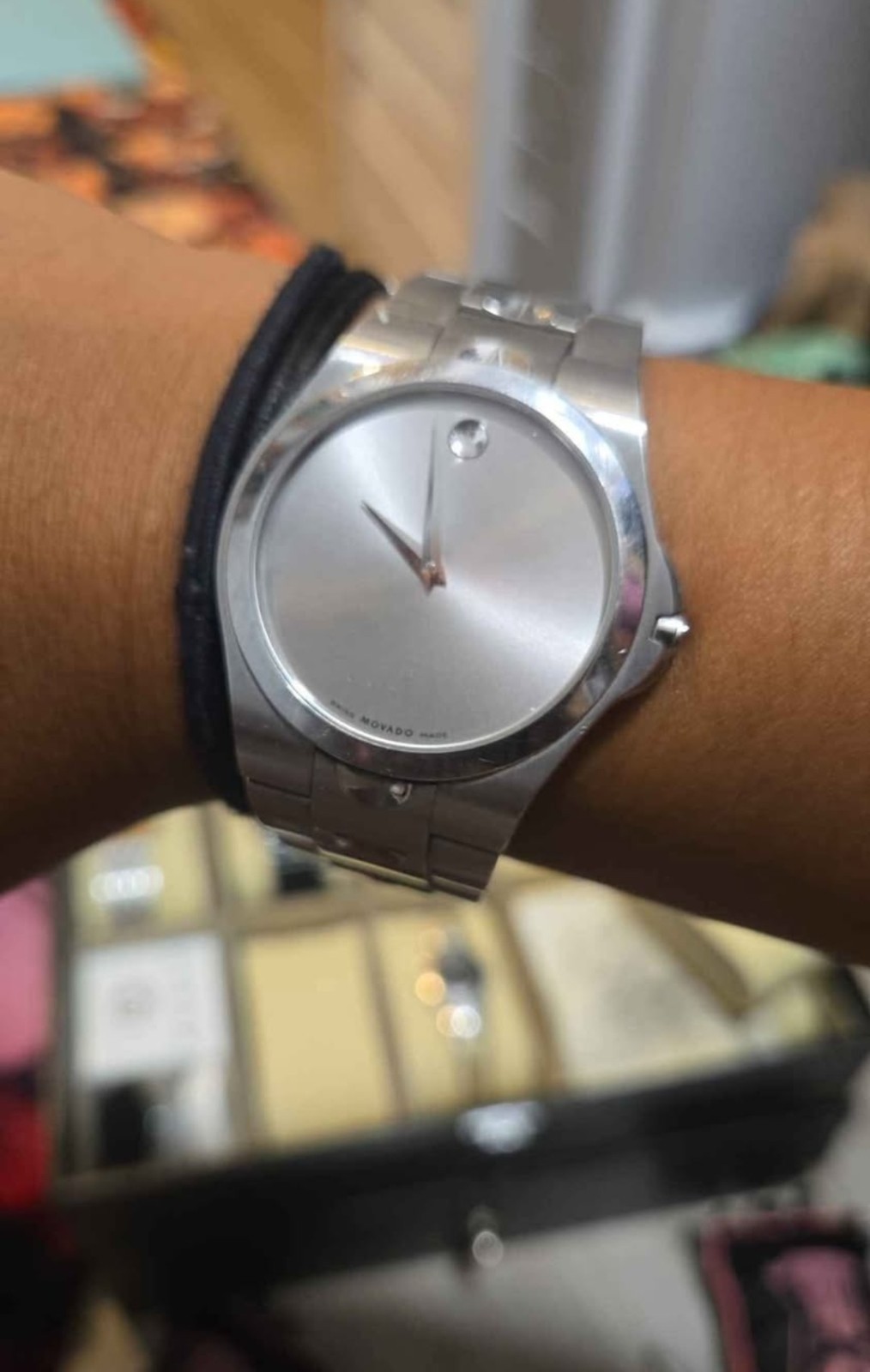 MOVADO Men’s Luno Sport Sapphire Crystal Museum Dial Watch 84 E7 1850 38mm