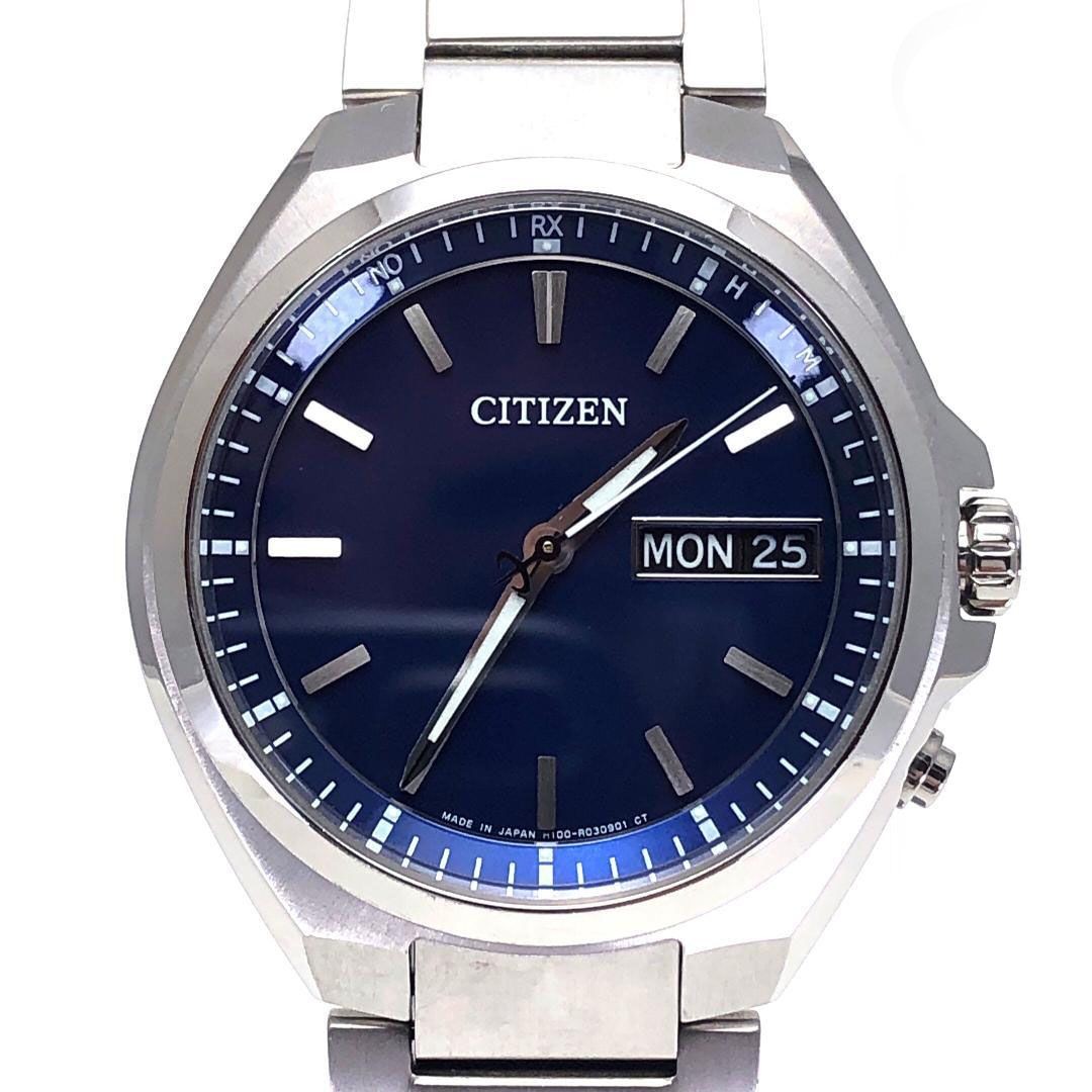 Citizen Attesa H100-R014234 Quartz Titanium Silver-Blue wrist 19.0cm/7.5in