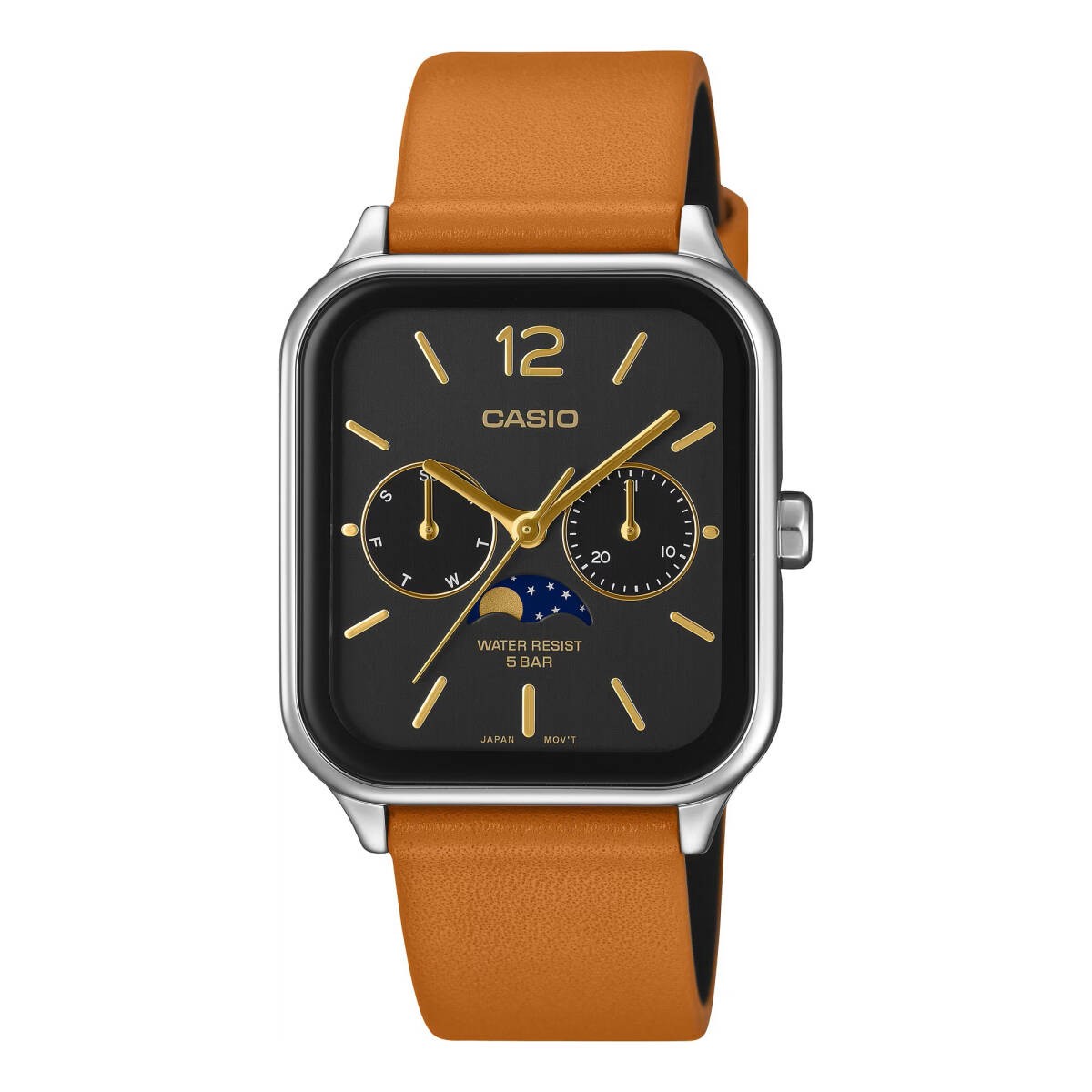 CASIO Collection STANDARD Casio Standard Analog Moon Phase Function MTP M305L 1A