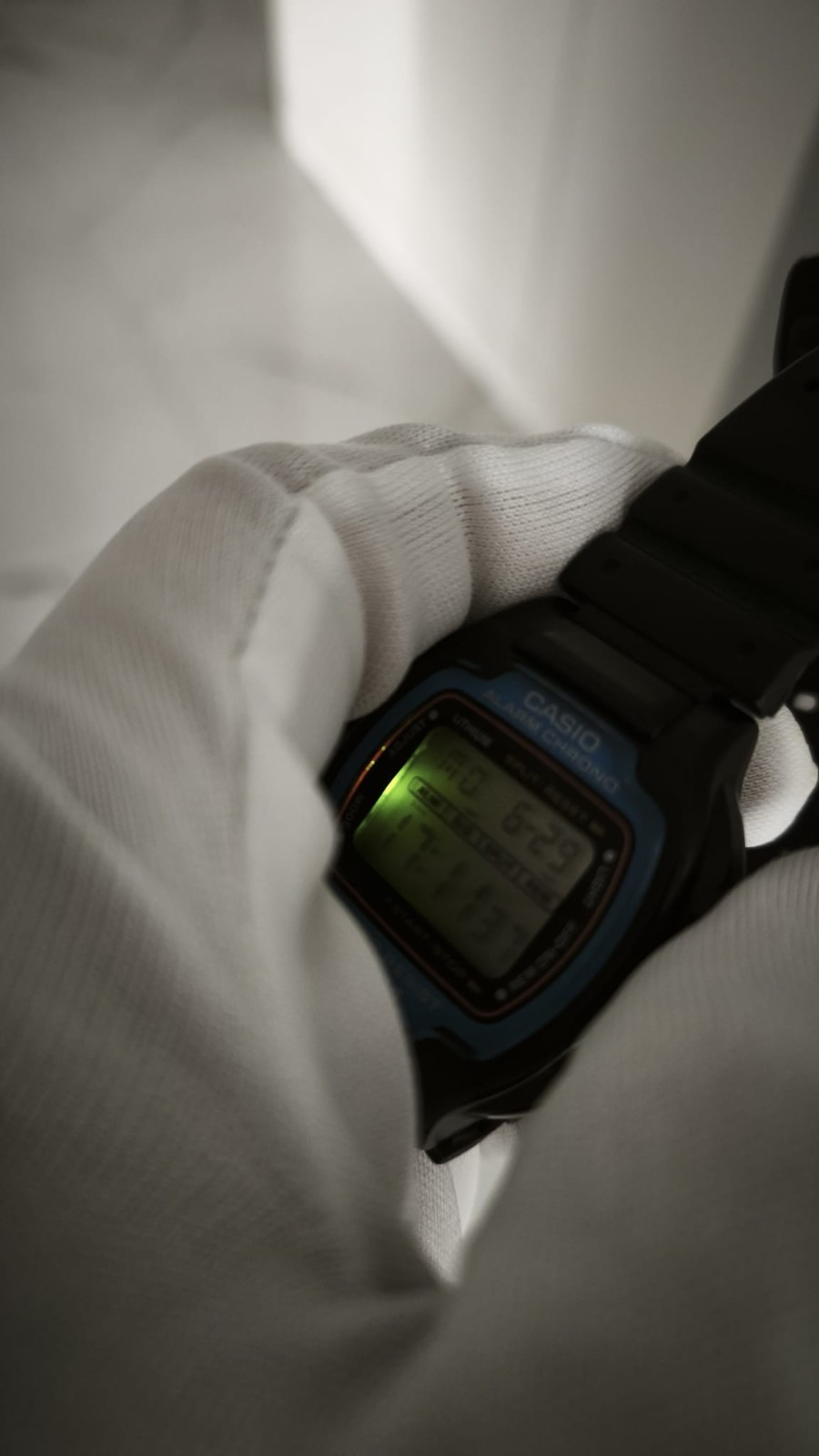 Casio Lithium Alarm Chrono Module1000 W-726 Digital Vintage Watch