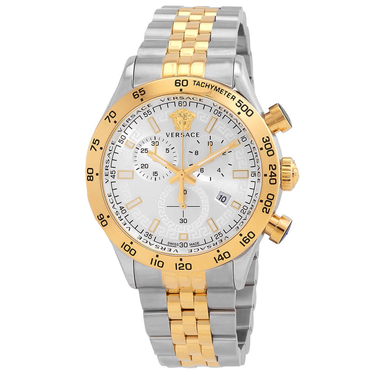 Versace Chronograph Quartz Silver Dial Men’s Watch VE2U00422