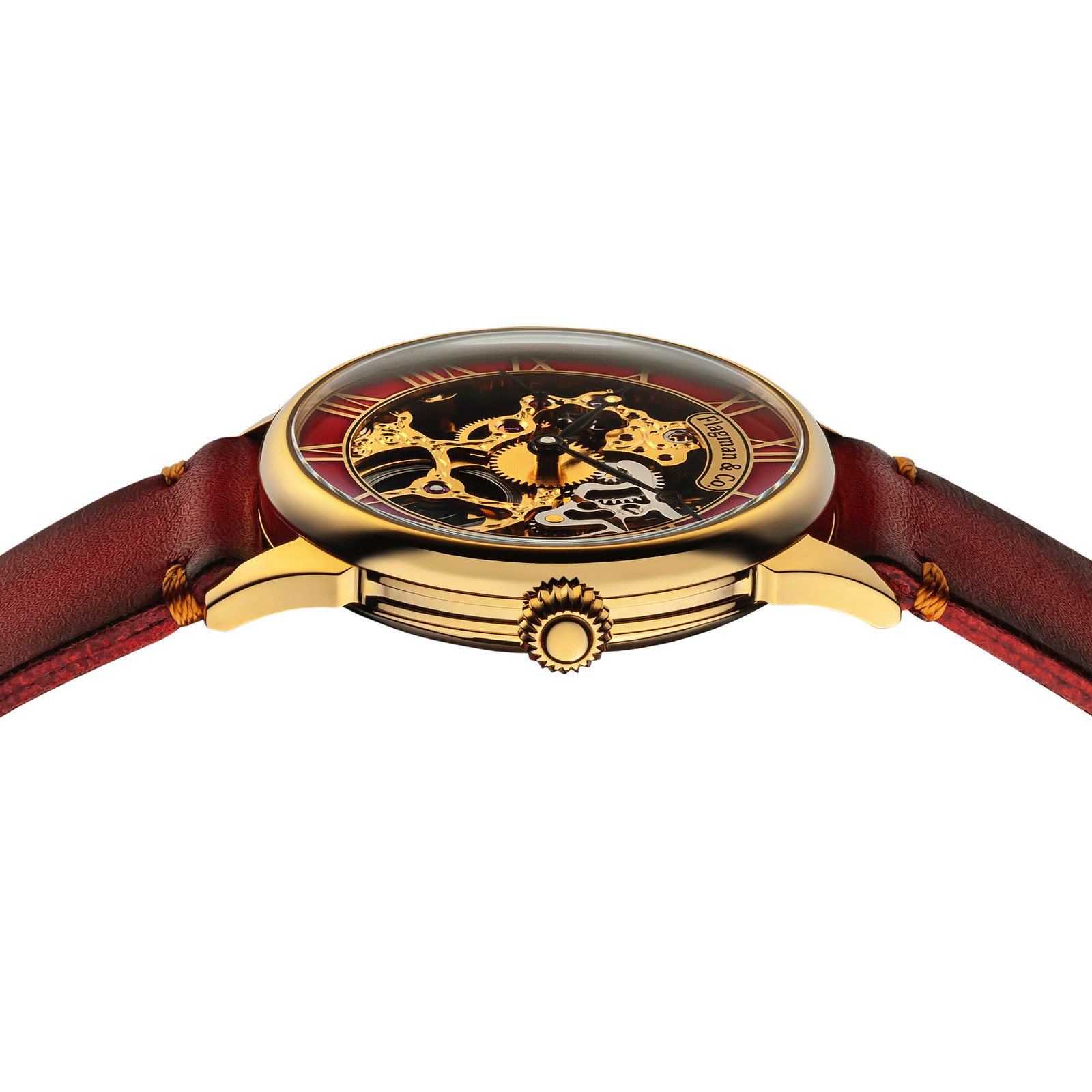 Handmade Skeleton Watch, Artisan watch, Mechanical watch, Unisex watch