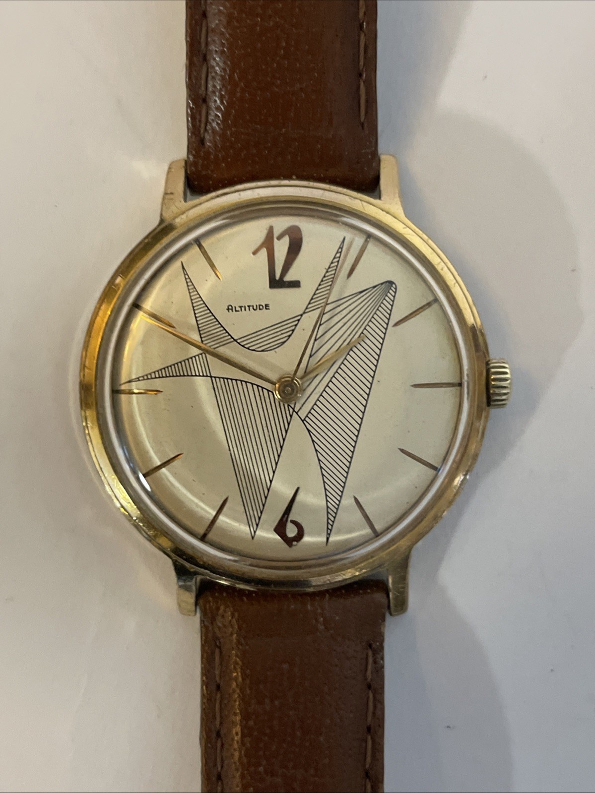 Altitude Mechanical Watch Pop Art Dial French Cupilard 233 Rare