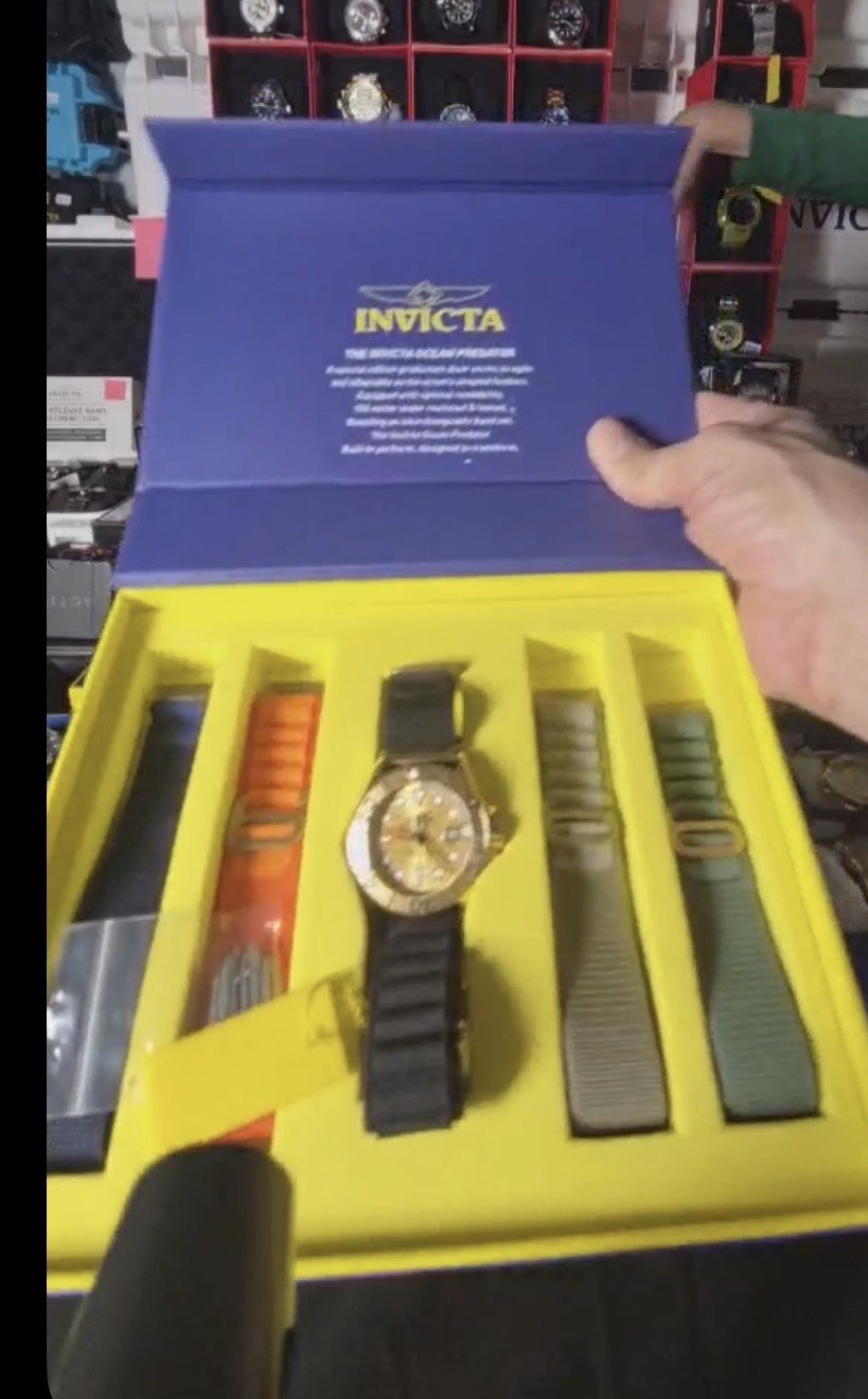 Invicta Ocean Predator Special Edition Men’s Watch 44mm W/ Interchangeable Strap